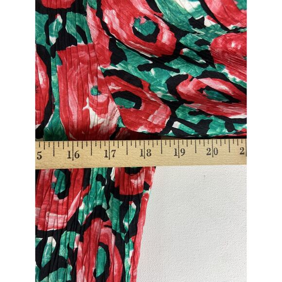 Vintage 80s Outlines Deborah Kuchme 100%Silk Rose Jacket Made in Hong Kong (515) - Picture 13 of 16